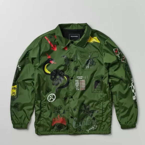Other - Mens Reason Gritty Coaches Jacket Sz .S